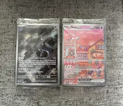 Pokemon TCG SEALED Mewtwo SVP 052 Pokemon 151 UPC Card SEALED Mew SVP 053 - Image 1