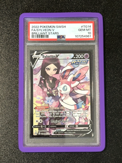 PSA 10 💎 Sylveon V TG14 Trainer Gallery - Pokemon Brilliant Stars GEM MINT - Image 1