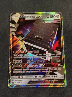 Pokemon TCG - Stakataka GX #102/168 - SM: Celestial Storm - Ultra Rare - NM - Image 1