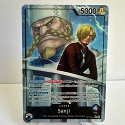 Sanji - OP12-041 - Leader - Alternate Art - One Piece TCG - Legacy of the Master - Image 1