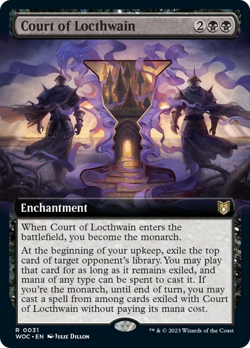Court of Locthwain (Extended Art) [Wilds of Eldraine Commander] - Image 1