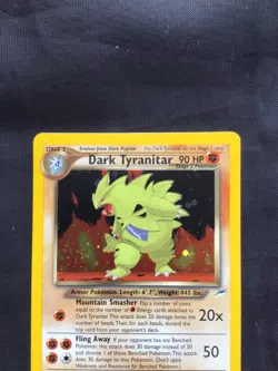Pokemon Cards: Neo Destiny Rare Holo: Dark Tyranitar 11/105 - Image 2