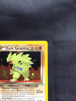 Pokemon Cards: Neo Destiny Rare Holo: Dark Tyranitar 11/105 - Image 4