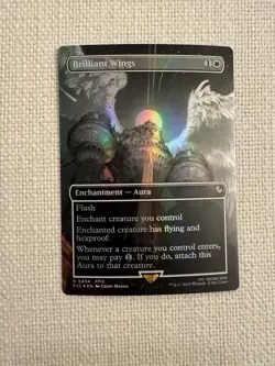 Brilliant Wings (Borderless Foil) Commander: Final Fantasy R0454 MTG NM - Image 1