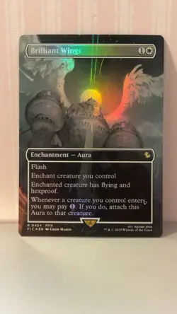 Brilliant Wings (Borderless) Commander: Final Fantasy Foil - Image 1