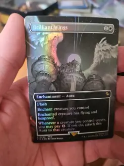Brilliant Wings (Borderless) Commander: Final Fantasy Foil - Image 2