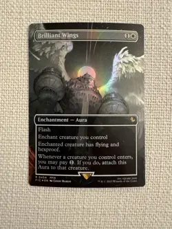 Brilliant Wings (Borderless Foil) Commander: Final Fantasy R0454 MTG NM - Image 1