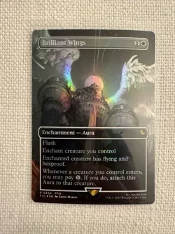 Brilliant Wings (Borderless Foil) Commander: Final Fantasy R0454 MTG NM - Image 1