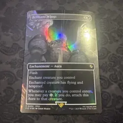 Brilliant Wings - Foil - Borderless - Commander: Final Fantasy - Image 1