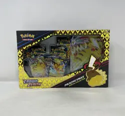 Pokemon TCG Crown Zenith Pikachu VMAX Factory Sealed Special Collection Box - Image 1
