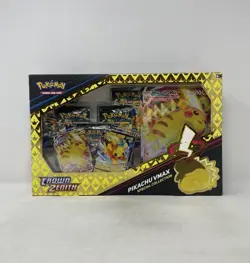 Pokemon TCG Crown Zenith Pikachu VMAX Factory Sealed Special Collection Box - Image 1
