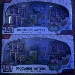 2x Pokemon TCG 151 Blooming Waters Premium Collection Sealed - Image 1