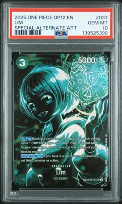 2025 One Piece Op12-Legacy of the Master Special Alternate Art Lim #037 PSA 10 - Image 1