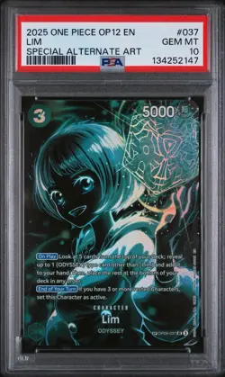 2025 One Piece Op12-Legacy of the Master Special Alternate Art Lim #037 PSA 10 - Image 1