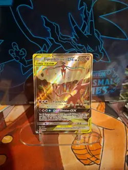 Espeon & Deoxys GX SM240 Tag Team Black Star Promo Sun & Moon Pokemon TCG - Image 1