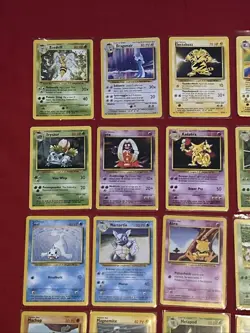 Base Set Unlimited Pokemon Cards X75 Vintage Good-Excellent Condition (P22) - Image 2