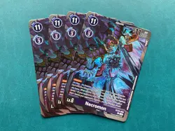 Necromon BT23-069 Playset Hackers' Slumber Digimon Card Game x4 - Image 1