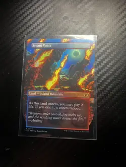 Mtg Lorwyn Eclipsed Steam Vents Borderless NM Foil - Image 2