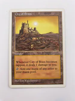 City of Brass - LP - 5th Edition - Magic The Gathering - Image 1