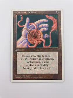 Nevinyrral's Disk - LP - 4th Edition - Magic the Gathering - Image 1