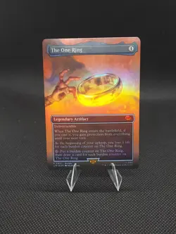 MTG The One Ring *BORDERLESS FOIL* The Lord of the Rings 451 Pack Fresh - Image 1