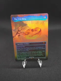 MTG The One Ring *BORDERLESS FOIL* The Lord of the Rings 451 Pack Fresh - Image 2