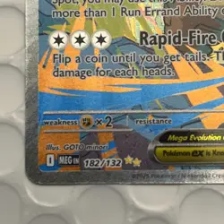 Pokemon 2025 Mega Evolution Mega Kangaskhan EX #182/132 SIR NM - Image 2