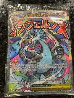 Pokemon TCG Mega Charizard X Ex Promo 023 Sealed Holo with Oricorio EX - Image 1