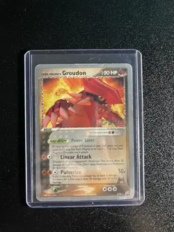 Pokemon TCG Team Magma's Groudon 9/95 2004 World Championship LP - Image 1