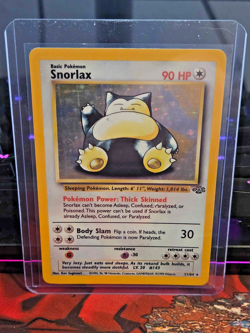 Vintage 1999 Pokemon Jungle Snorlax #11/64 Holo Rare - Excellent Condition - Image 1