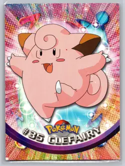 Clefairy #35 Pokemon Topps Blue Logo 1st Ed. TV Animation Edition MP - Image 1