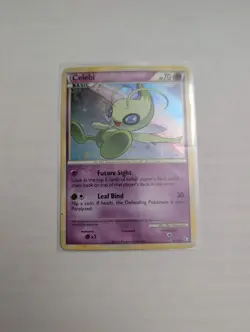 Pokemon TCG Celebi HGSS Triumphant Holo Rare Card 3/102 - Image 1