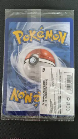 Jumbo Pikachu At The Museum Pokemon Card Black Star Promo In Original Sleeve - Image 2