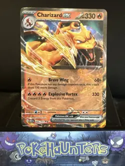 Pokemon Card Charizard EX 006/165 Holo Double Rare Scarlet & Violet 151 NM - Image 1