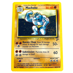 Pokemon TCG Machoke Base Set 2 49/130 Uncommon Vintage WOTC NM - Image 1