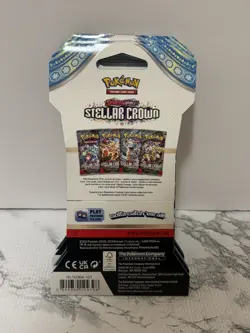 Pokemon TCG: STELLAR CROWN Scarlet & Violet Sleeved Booster Bundle 4 Arts - Image 3