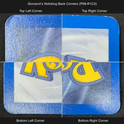 Giovanni's Nidoking 7/132 Gym Challenge Obscured Holo Swirl Unlimited LP Pokemon - Image 3