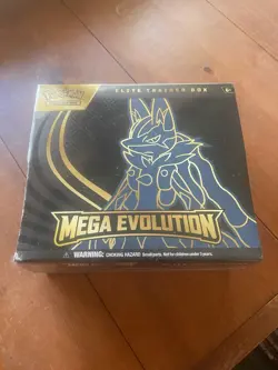 Pokemon TCG Mega Evolution Lucario Elite Trainer Box ETB New/ Factory Sealed - Image 1