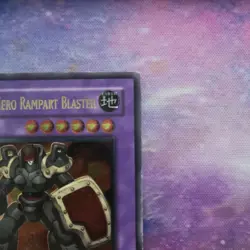 Yugioh Elemental HERO Rampart Blaster EEN-EN033 Ultimate Rare Holo 1st Edition - Image 3