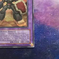 Yugioh Elemental HERO Rampart Blaster EEN-EN033 Ultimate Rare Holo 1st Edition - Image 5