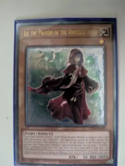 Lo the Prayers of the Voiceless Voice OP26-EN002 Ultimate Rare Near Mint Yugioh - Image 1
