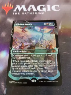 Mtg. All-Out Assault. Foil Showcase. Tarkir: Dragonstorm. Pack Fresh - Image 1