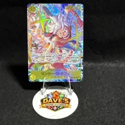 ONE PIECE Japanese Monkey D. Luffy (Alt Art) EB04-061 SEC EGGHEAD CRISIS - Image 1