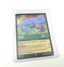 Disney Lorcana The First Chapter Genie On The Job Super Rare 75/204 Cold Foil - Image 1
