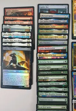 Magic 100 Commander Deck Cosmic 5 Color Spider-Man Control MTG Ready To Play - Image 2