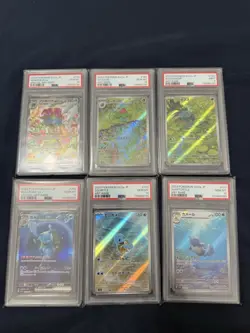 Pokemon Slab Lot 6 Slabs Total, PSA - Image 1