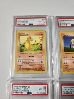 6 - Pokemon PSA Slab Lot Charmander Ponyta Zapdos Slaking Lickilicky Pikachu - Image 2
