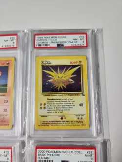 6 - Pokemon PSA Slab Lot Charmander Ponyta Zapdos Slaking Lickilicky Pikachu - Image 4