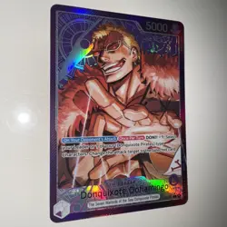 One Piece TCG OP14-060 Donquixote Doflamingo Leader Alt Art AA Card Game CCG Eng - Image 2