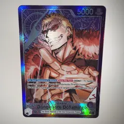 One Piece TCG OP14-060 Donquixote Doflamingo Leader Alt Art AA Card Game CCG Eng - Image 5